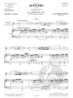 48 études op. 31 Volume 1 von Franz Wilhelm Ferling 