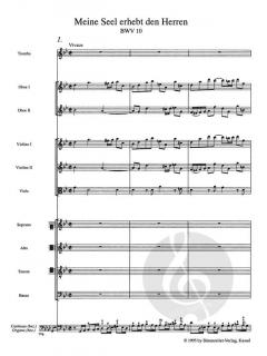 Meine Seel erhebt den Herren BWV 10 (J.S. Bach) 