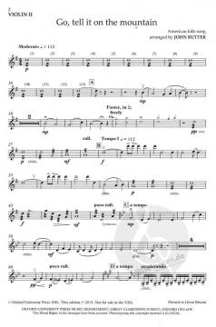 Go, tell it on the mountain von John Rutter 