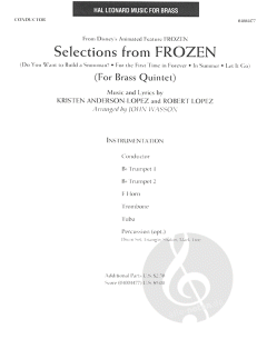 Selections From Frozen (Robert Lopez) 