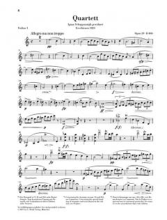 Streichquartett a-moll op. 29 D 804 von Franz Schubert im Alle Noten Shop kaufen (Stimmensatz)