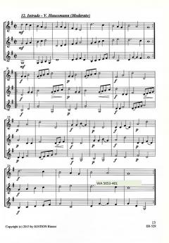 12 festliche Klarinetten Trios 