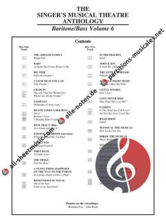 Singer's Musical Theatre Anthology Vol. 6 