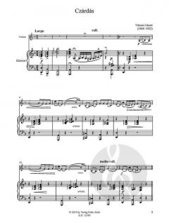 Czárdás von Vittorio Monti für Violine und Klavier im Alle Noten Shop kaufen