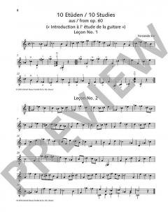 Sor for Guitar von Fernando Sor 