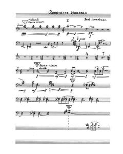 Quartetto Barbaro for String Quartet von Bent Lorentzen 