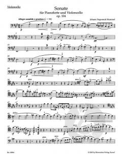 Sonate op. 104 von Johann Nepomuk Hummel (Download) 