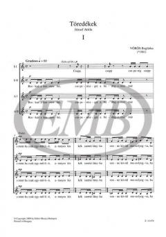 Fragments For Female Choir 