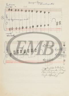 Zoli Kocsis's manuscript book von György Kurtag 