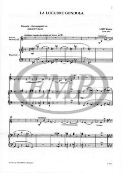La Lugubre Gondola von Franz Liszt 