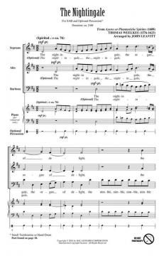The Nightingale von Thomas Weelkes (Download) 