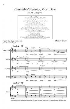 Remember'd Songs Most Dear (Matthew Emery) 