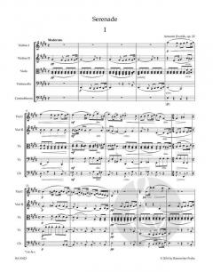 Serenade E-Dur op. 22 von Antonín Dvorák für Streichorchester im Alle Noten Shop kaufen (Partitur)