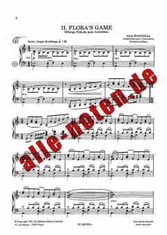 Trois Preludes pour Accordeon von Astor Piazzolla 