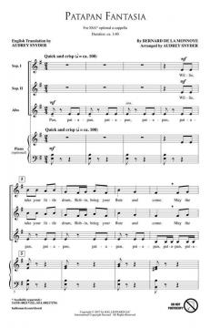 Patapan Fantasia von Bernard de la Monnoye (Download) 