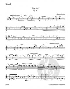 Sextett G-Dur op. 36 von Johannes Brahms 