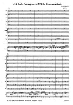 Contrapunctus XIX aus 'Die Kunst der Fuge' BWV 1080 (J.S. Bach) 