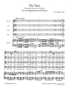 Der Tanz D 826 von Franz Schubert 