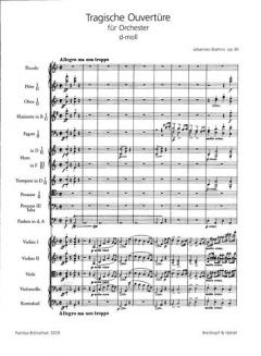 Tragische Ouvertüre d-moll op. 81 von Johannes Brahms 