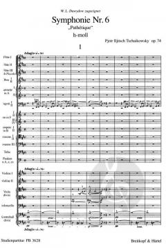 Symphonie Nr. 6 h-moll op. 74 von Pjotr Iljitsch Tschaikowski 