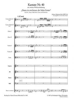 Darzu ist erschienen der Sohn Gottes von Johann Sebastian Bach 