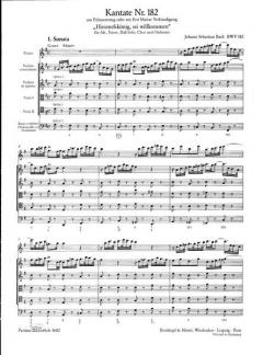 Himmelskönig, sei willkommen von Johann Sebastian Bach 