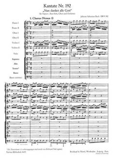 Nun danket alle Gott von Johann Sebastian Bach 