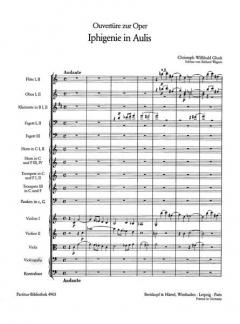 Iphigénie en Aulide / in Aulis von Christoph Willibald Gluck 