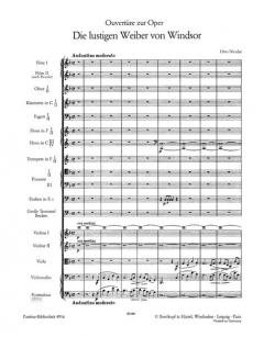Die lustigen Weiber von Windsor von Otto Nicolai 