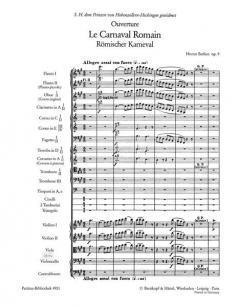 Le Carnaval Romain op. 9 von Hector Berlioz 