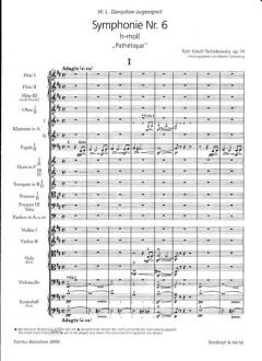 Symphonie Nr. 6 h-moll op. 74 von Pjotr Iljitsch Tschaikowski 