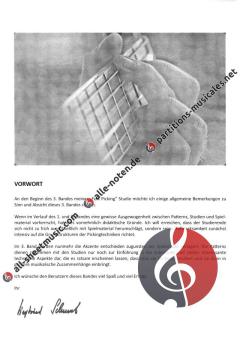Folk Picking für Finger-Style Guitar Band 3 von Siegfried Schwab 