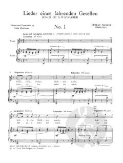 Lieder eines fahrenden Gesellen von Gustav Mahler 