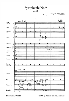 Sinfonie Nr. 9 in e-moll op. 95 von Antonín Dvorák 