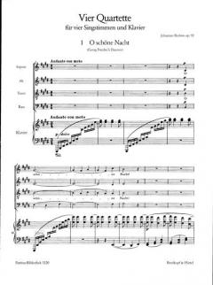 4 Quartette op. 92 (Johannes Brahms) 