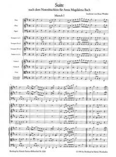 Suite nach dem Notenbüchlein für Anna Magdalena Bach 