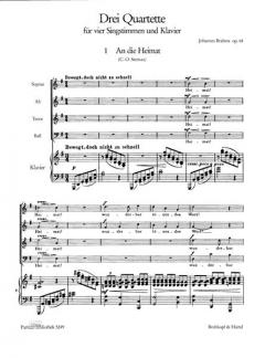 3 Quartette op. 64 von Johannes Brahms 