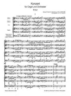 Orgelkonzert Nr. 2 B-Dur op. 4/2 HWV 290 von Georg Friedrich Händel 