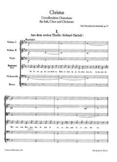 Christus op. 97 von Felix Mendelssohn Bartholdy 
