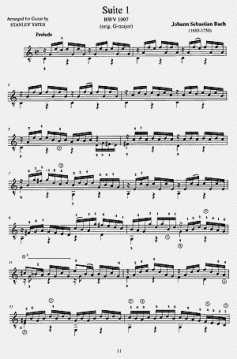 6 Suiten für Violoncello solo von J.S. Bach 