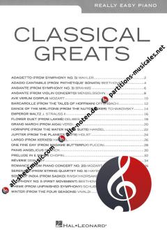 Really Easy Piano: Classical Greats 