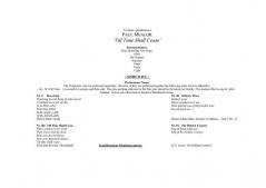 Till Time Shall Cease (Paul Mealor) 