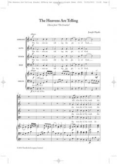 The Heavens Are Telling von Joseph Haydn 