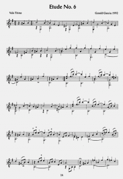25 Etudes Esquisses For Guitar von Gerard Garno 