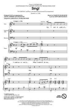 Sing! From A Chorus Line von Marvin Hamlisch (Download) 