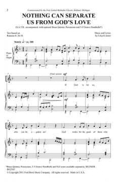 Nothing Can Separate Us From God's Love (Lloyd Larson) 