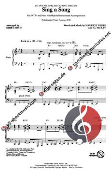 Sing A Song (Earth Wind & Fire) 