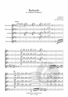 Barkarole von Jacques Offenbach 