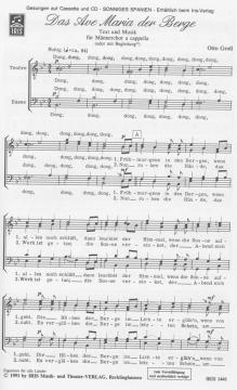 Das Ave Maria der Berge von Otto Groll 