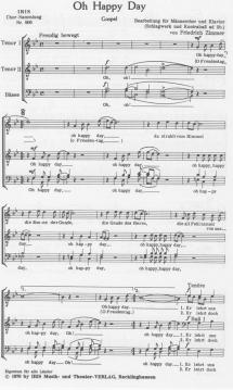 Oh Happy Day (Friedrich Zimmer) 